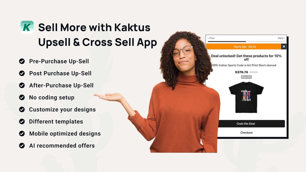 Kaktus Upsell Screenshot 1