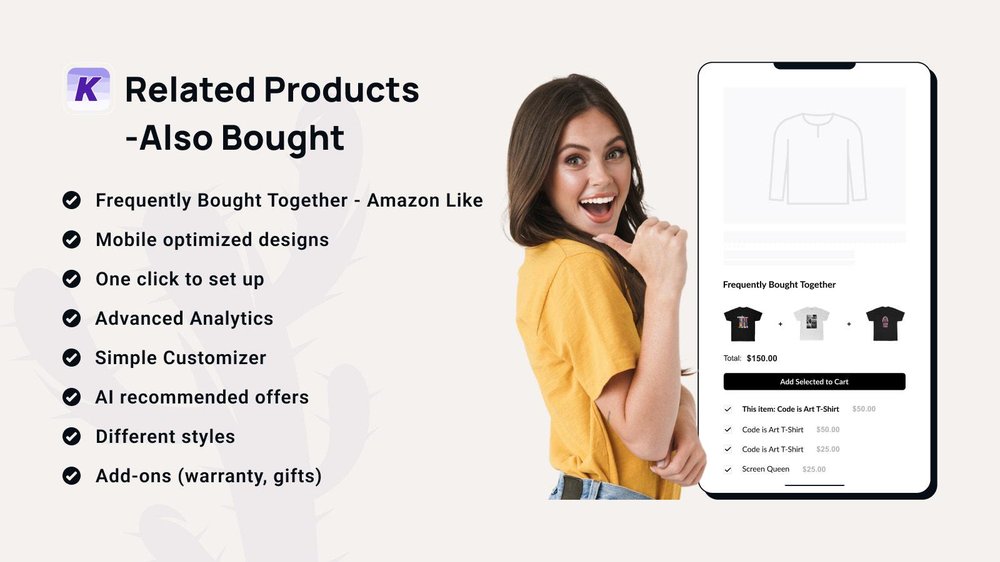 Kaktus Product Recommendations Screenshot 1