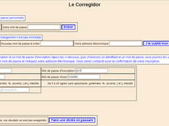 inscription d'un professeur