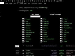 Web-based editing - associate song with genre