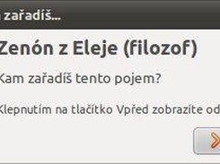 První okno hlavního dialogu