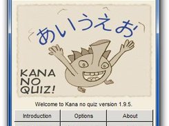 Kana no quiz Main Window.