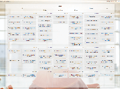 An example Kanban Tool board.