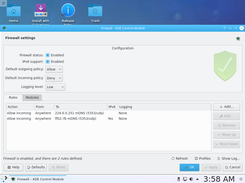 UFW-KDE firewall configuration