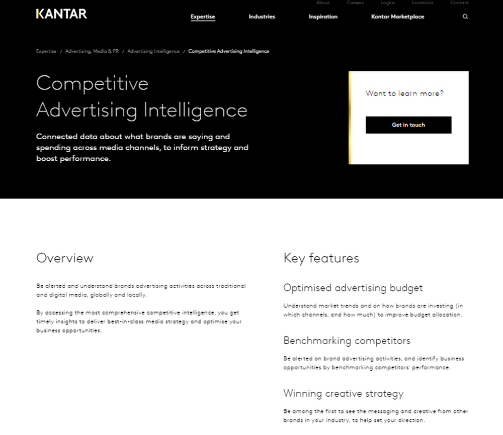 Kantar Advertising Intelligence Screenshot 1