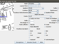 Popup setting point color, symbol, etc.