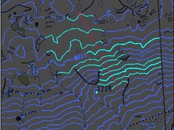 Setting the altimetry to the levels lines