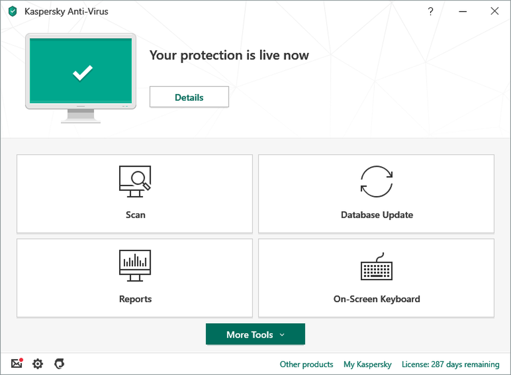 Kaspersky Anti-Virus Screenshot 1