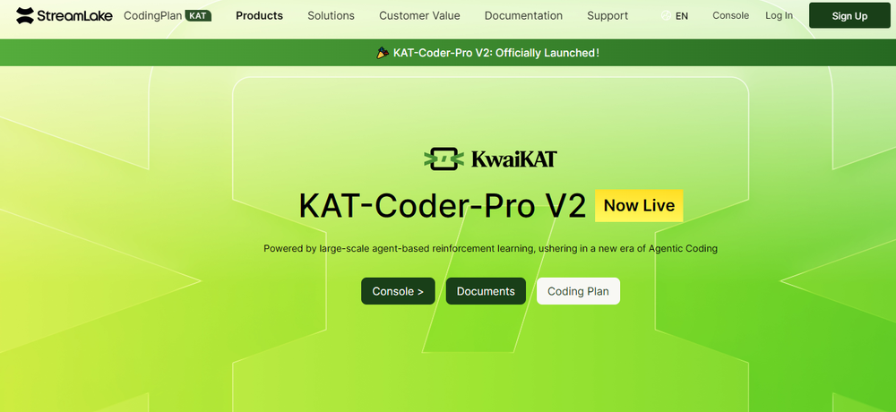 KAT-Coder-Pro V2 Screenshot 1