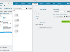 Katalog Create screen