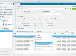 Katalog Search screen