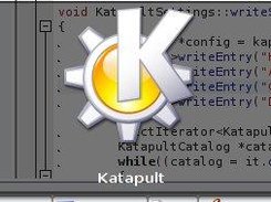 The Katapult window at startup