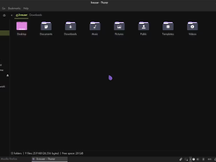 kazamOS file manager (thunar)