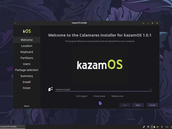 kazamOS installer