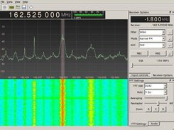 Software defined radio with gqrx and RTL2832 dongle