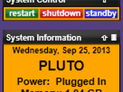 System Control and System Information Widgets