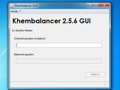 Screenshot of Khembalancer 2.5.6 on Windows 7