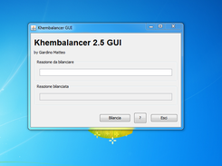 Screenshot of Khembalancer 2.5 on Windows 7