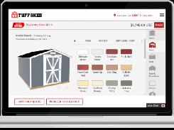 Allow your customers to visually configure, price and quote your products from your website