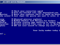 Main Menu
