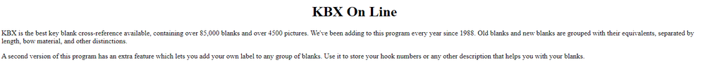 KBX On Line Screenshot 1