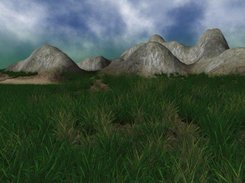 Terrain Rendering (Moving Grass, Cloud Shadows, ...)