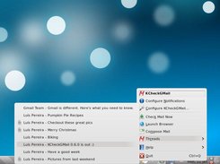 1. KCheckGMail 0.6.0 Threads Menu