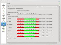 configuration screen for Groups