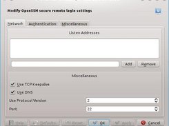 Network related settings