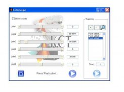 Graphical user interface for the movement control