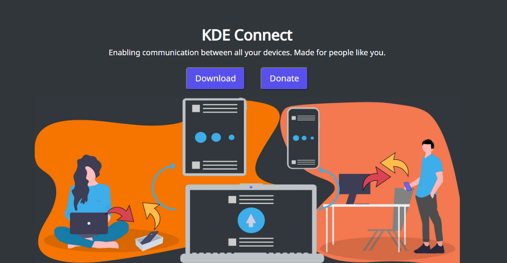 KDE Connect Screenshot 1