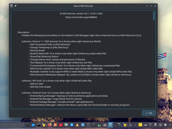 KDE-Service's about