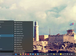 KDE-Service's main menu