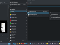 KDE-Service's right click menu