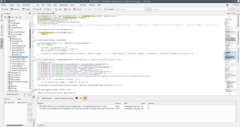 KDevelop Screenshot 1