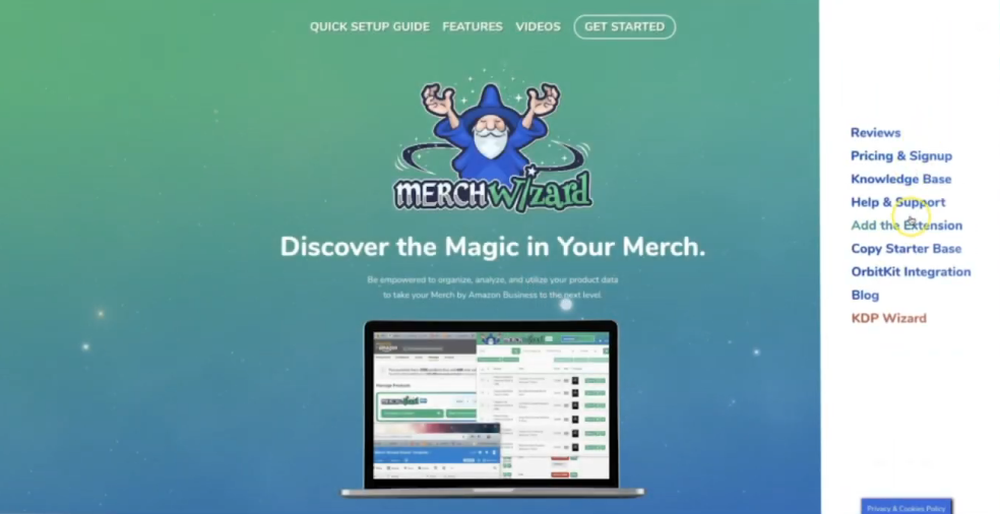 Merch Wizard Features - Merch Wizard