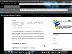 Navegador Web do KDu 9