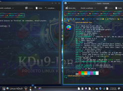 Abrertura do Terminal de Comandos no KDu9