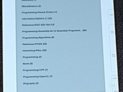The collection on my Kindle DX.