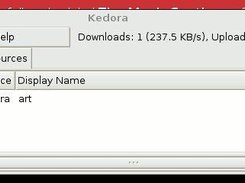 Sources tab of main window.