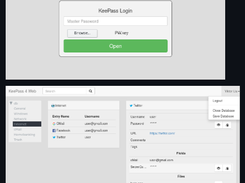 keepass4web Screenshot 1