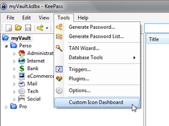 Tools Menu Item