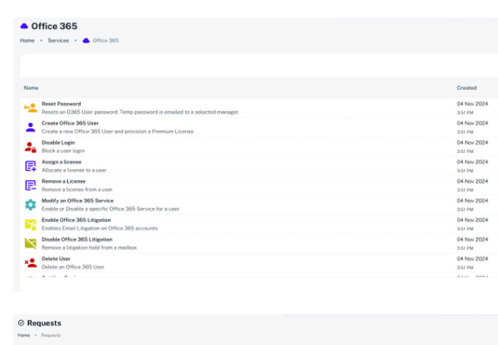Kelverion Automation Portal Screenshot 1