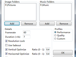 Options dialog
