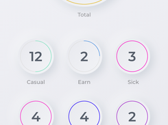 Real-time view of employee leave balance and history