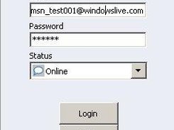 Kentmessenger login screen