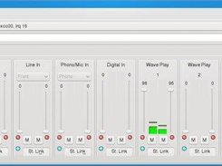 Main window with the Mixer Part active, all channels