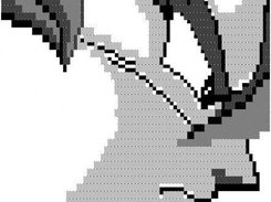 Goku written in ASCII with KenyDraw