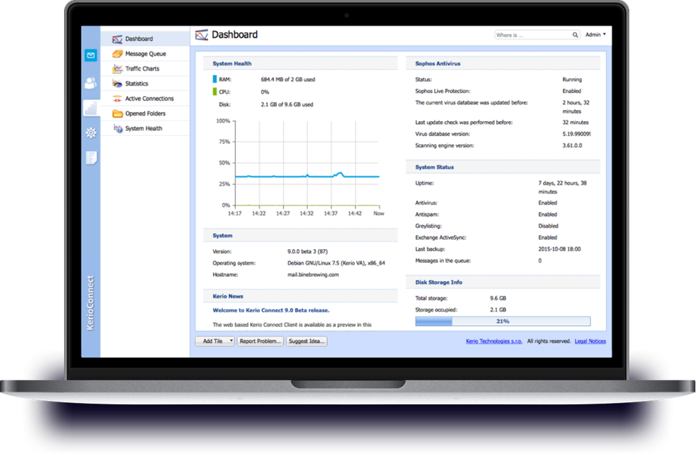 Kerio Connect Screenshot 1