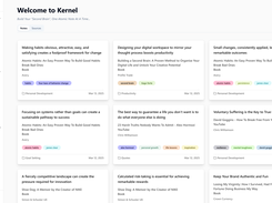 MainDashboard with Atomic Notes